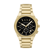 Armani Exchange Chronograph Gold-Tone Stainless Steel Watch AX4180 Watches Armani Exchange