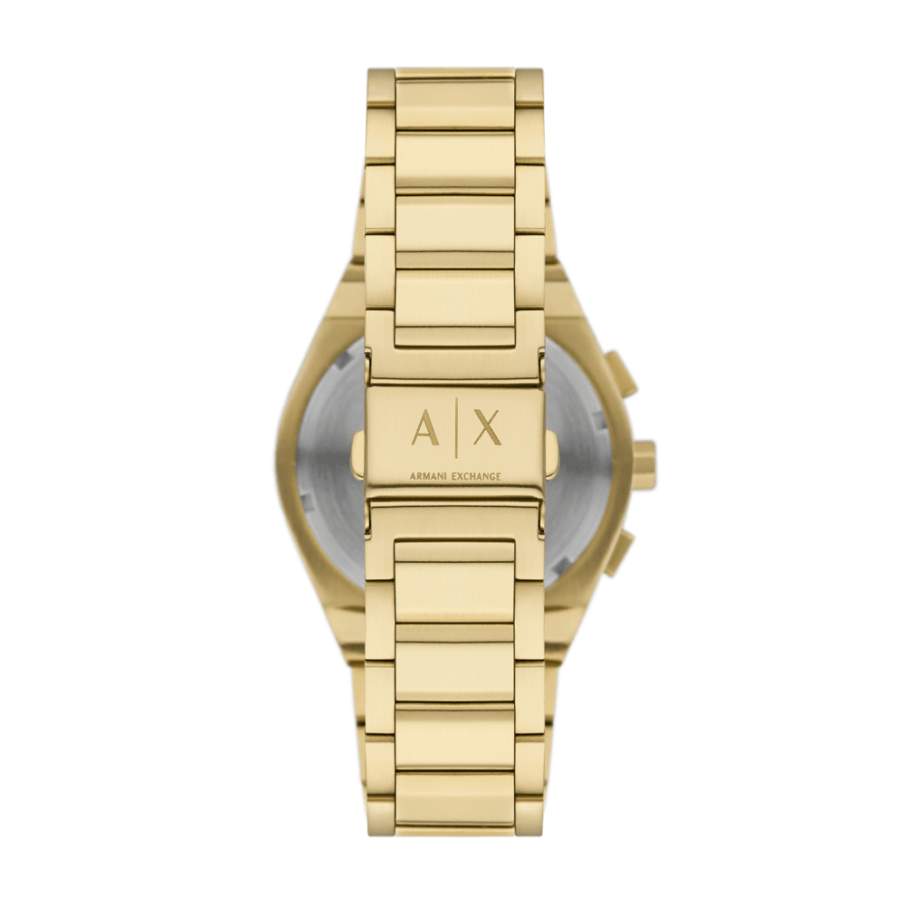 Armani Exchange Chronograph Gold-Tone Stainless Steel Watch AX4180 Watches Armani Exchange