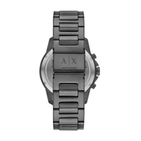 Armani Exchange Chronograph Gunmetal Stainless Steel Watch AX1765 Watches Armani Exchange