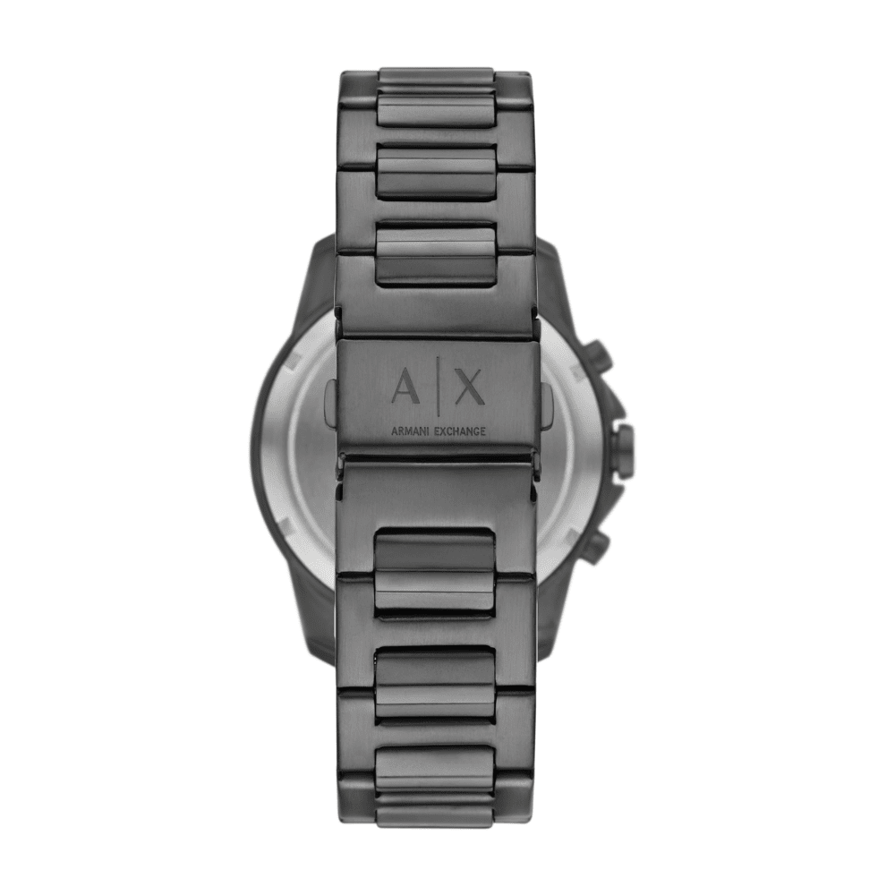 Armani Exchange Chronograph Gunmetal Stainless Steel Watch AX1765 Watches Armani Exchange
