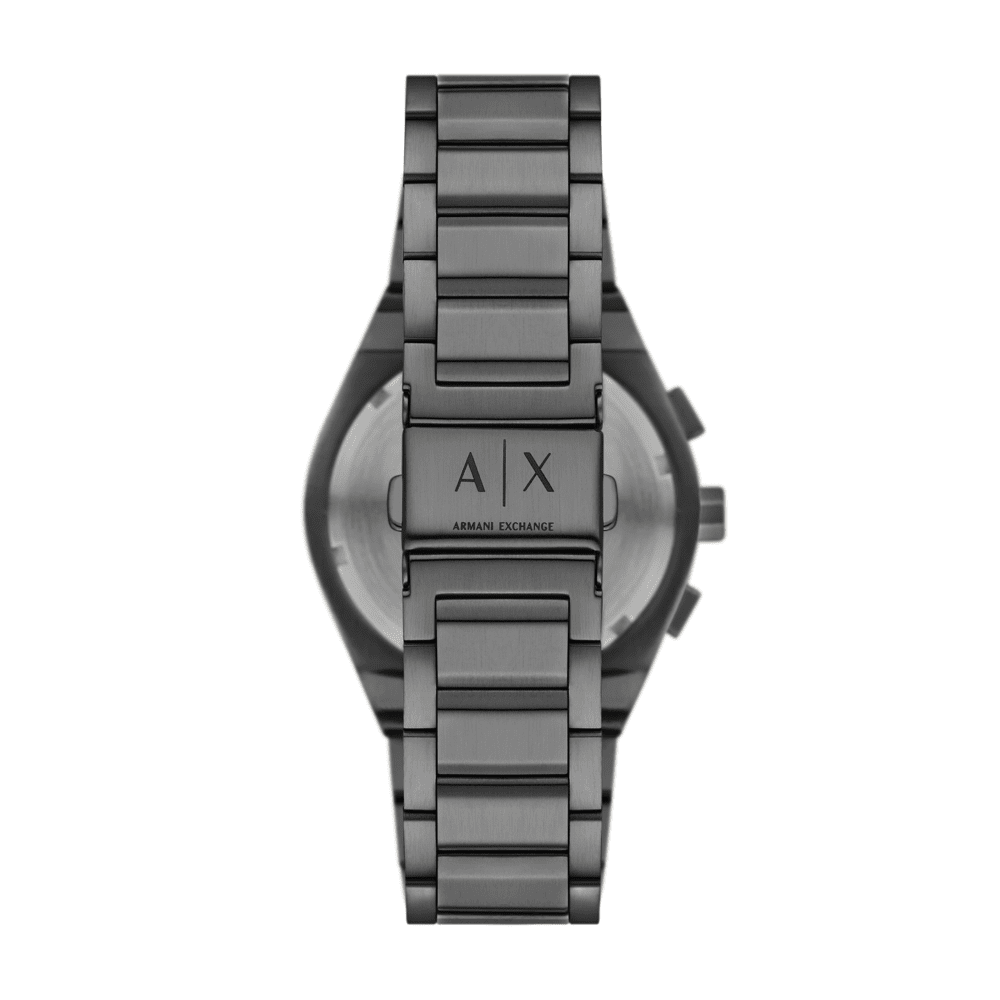 Armani Exchange Chronograph Gunmetal Stainless Steel Watch AX4182 Watches Armani Exchange