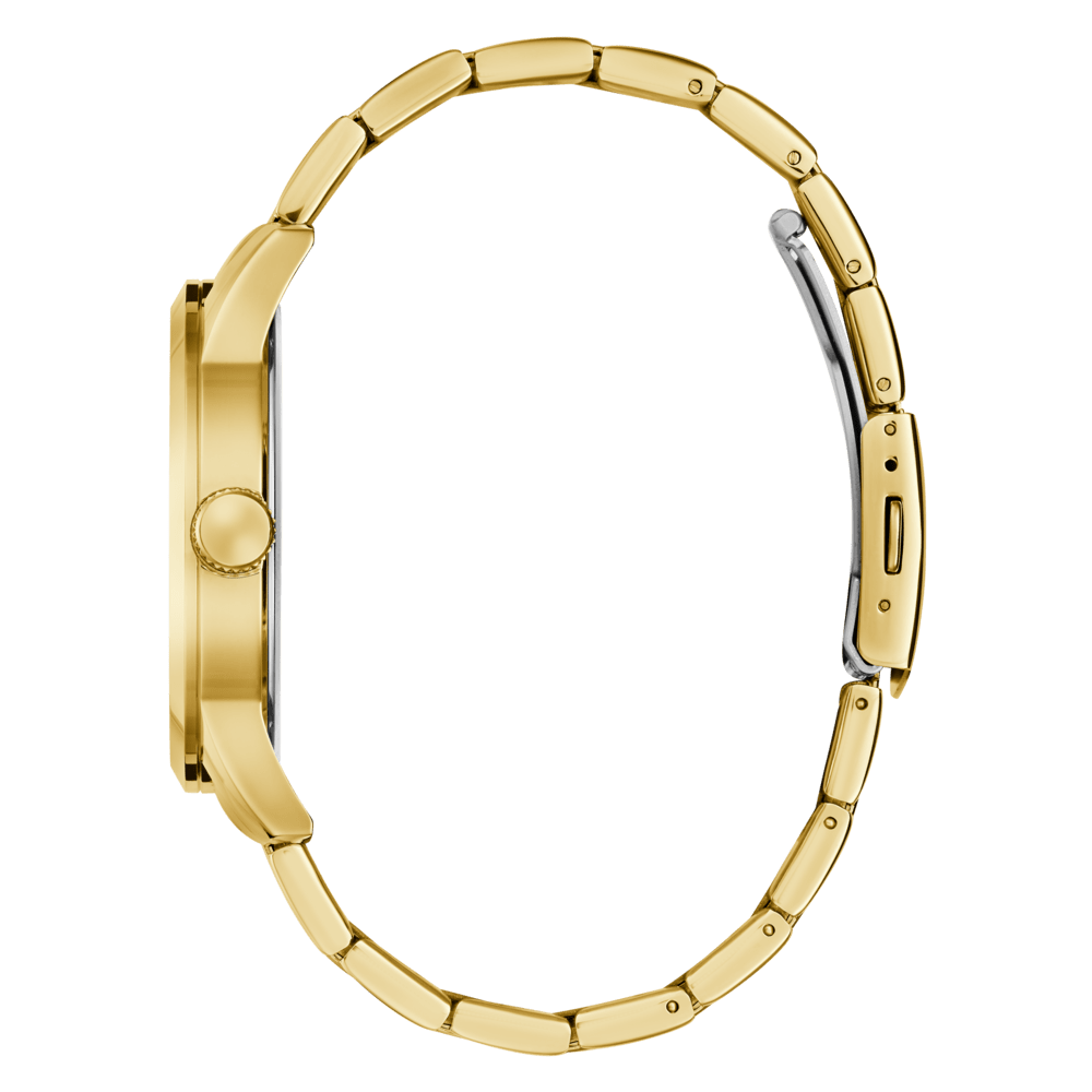 GUESS Men's Gold Tone Analogue Watch GW0915G1 Watches Guess