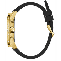 GUESS Men's Black Gold Tone Multi-function Watch GW0909G2 Watches Guess