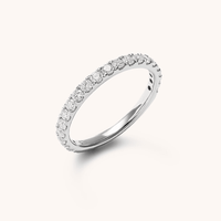 Anniversary Band with 0.62tw of Laboratory-Grown Diamonds in 9kt White Gold Rings Bevilles