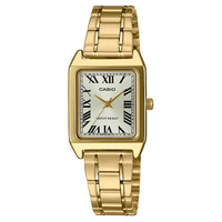Casio Ladies Analogue Gold Watch LTPV007G-9B Watches Casio