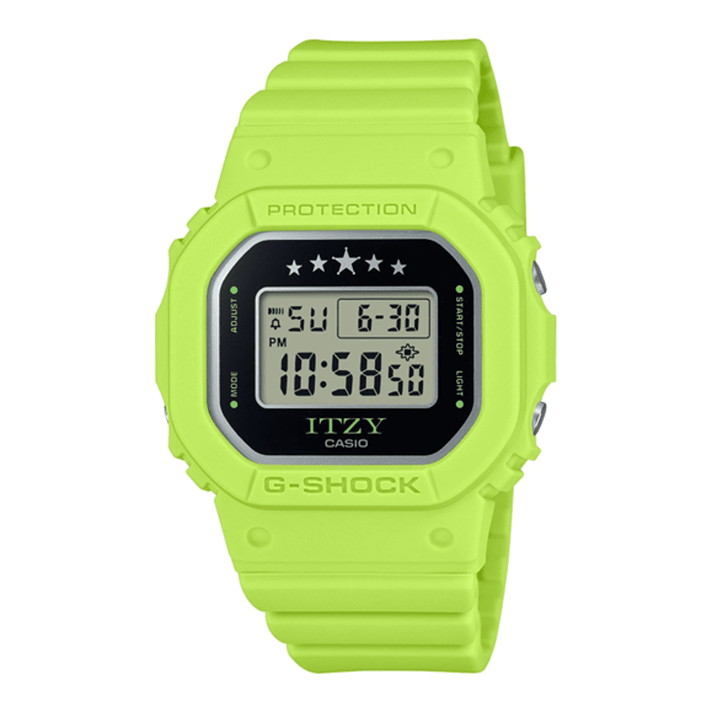 Casio G Shock Ladies ITZY Lime Green Watch GMD-S5610IT-3 Watches Casio G Shock