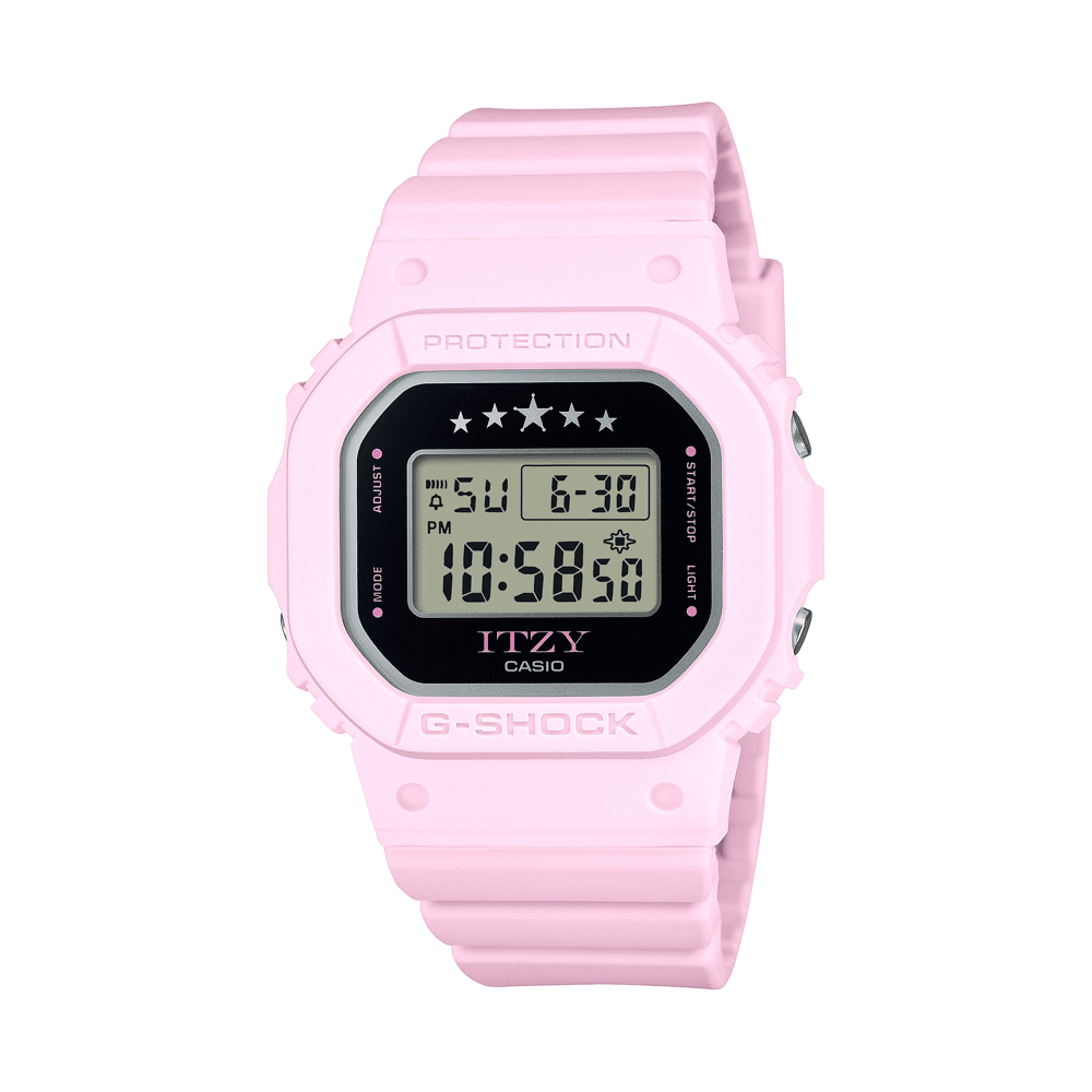 Casio G Shock Ladies ITZY Light Pink Watch GMD-S5610IT-4B Watches Casio G Shock