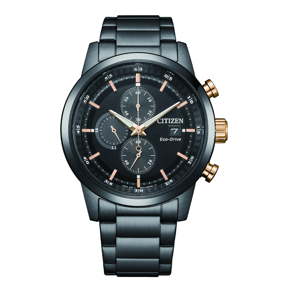 Citizen Men's Eco-Drive Chronograph Watch CA0746-85E Watches Citizen