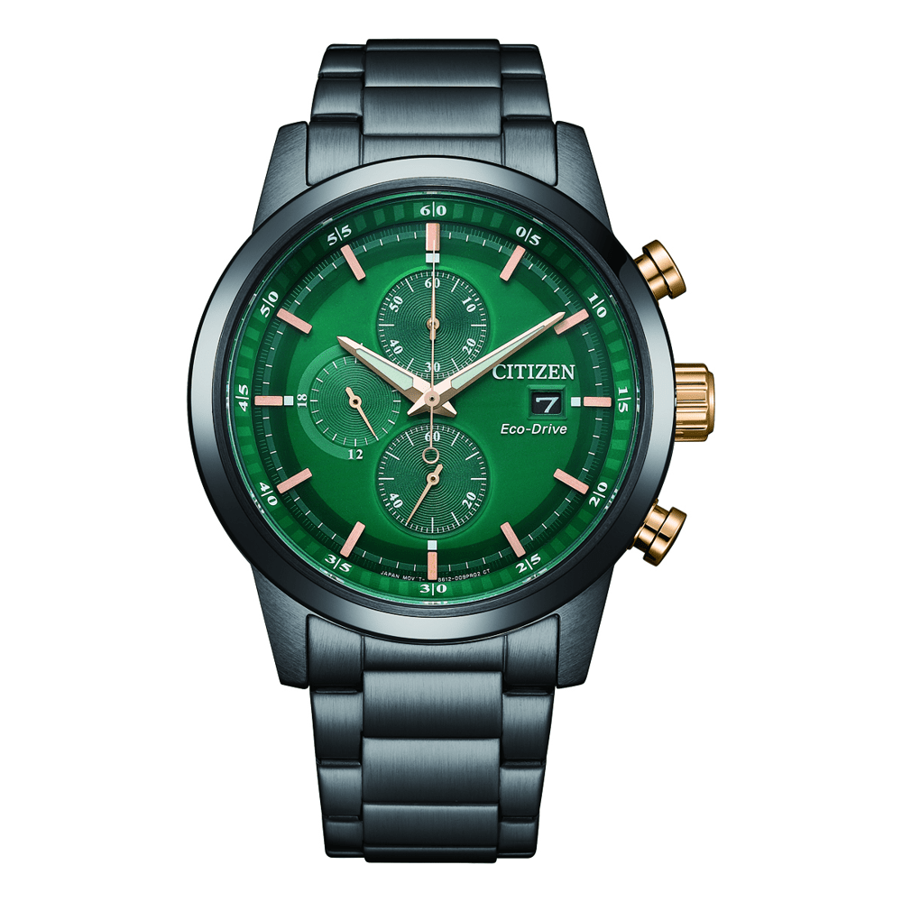 Citizen Men's Eco-Drive Chronograph Watch CA0746-85X Watches Citizen