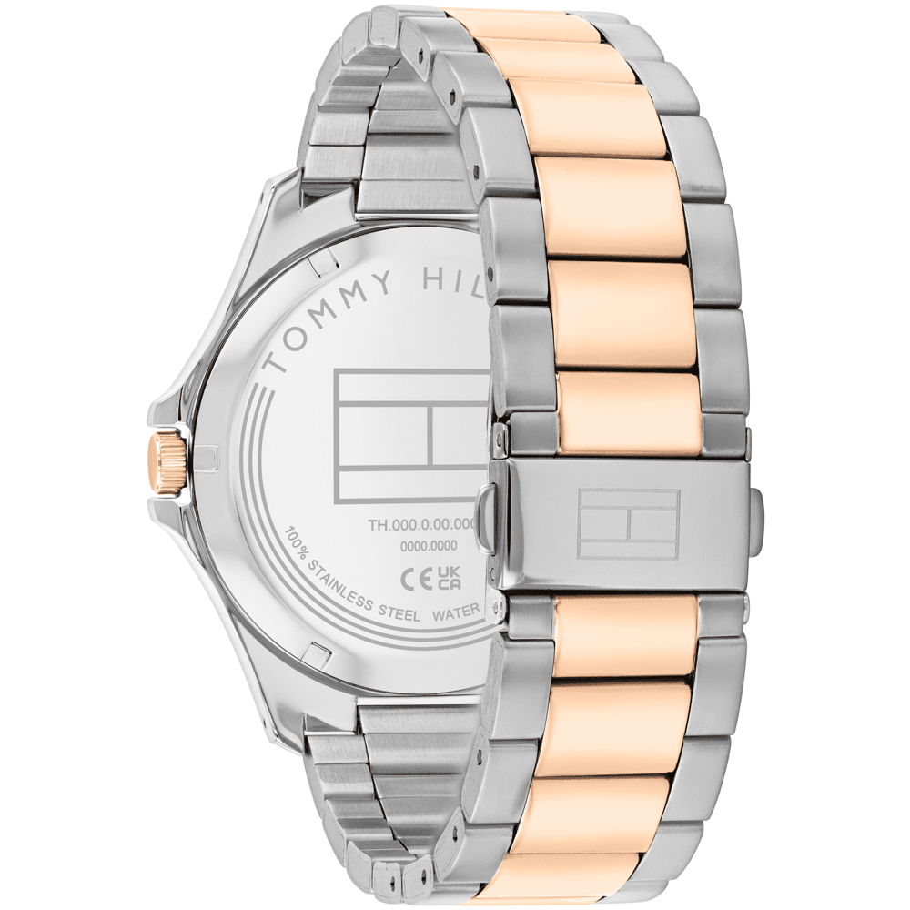 Tommy Hilfiger Bruce Two Tone Stainless Steel Navy Dial Men's Watch 1792193 Watches Tommy Hilfiger