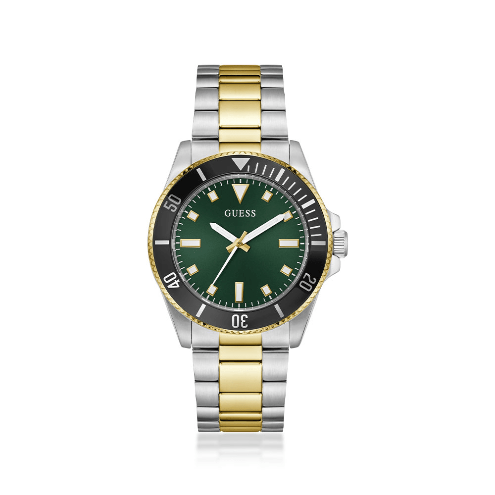 Guess Men's Cliff Quartz 2-Tone Watch GW0968G4 Watches Guess