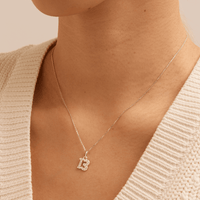 Thirteen Cubic Zirconia Pendant in Sterling Silver Pendants Bevilles