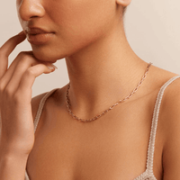 45cm Fine Paperclip Chain in 9kt Yellow Gold Necklaces Bevilles