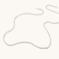 45cm Round Belcher Chain in Sterling Silver Necklaces Bevilles