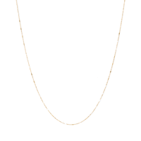 45cm Faceted Singapore Chain in 9kt Yellow Gold Necklaces Bevilles