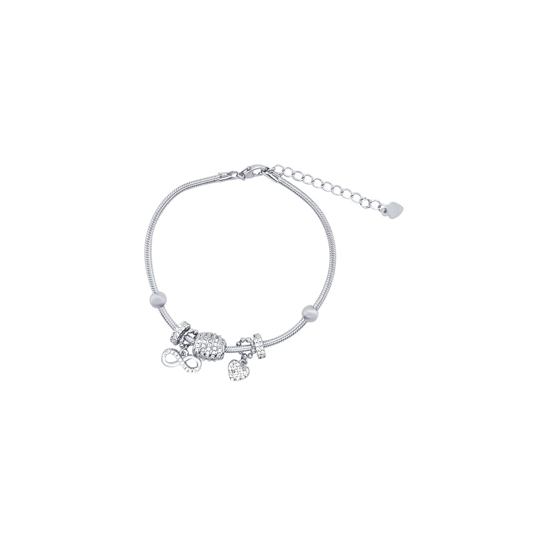 Charm Bracelet in Sterling Silver Bracelets Bevilles