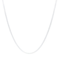 Sterling Silver 2mm Curb 45cm Necklace Necklaces Bevilles