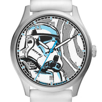Fossil Special Edition Star Wars Stormtrooper Three-Hand White Silicone Watch SE1108 Watches Fossil