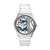 Fossil Special Edition Star Wars Stormtrooper Three-Hand White Silicone Watch SE1108 Watches Fossil