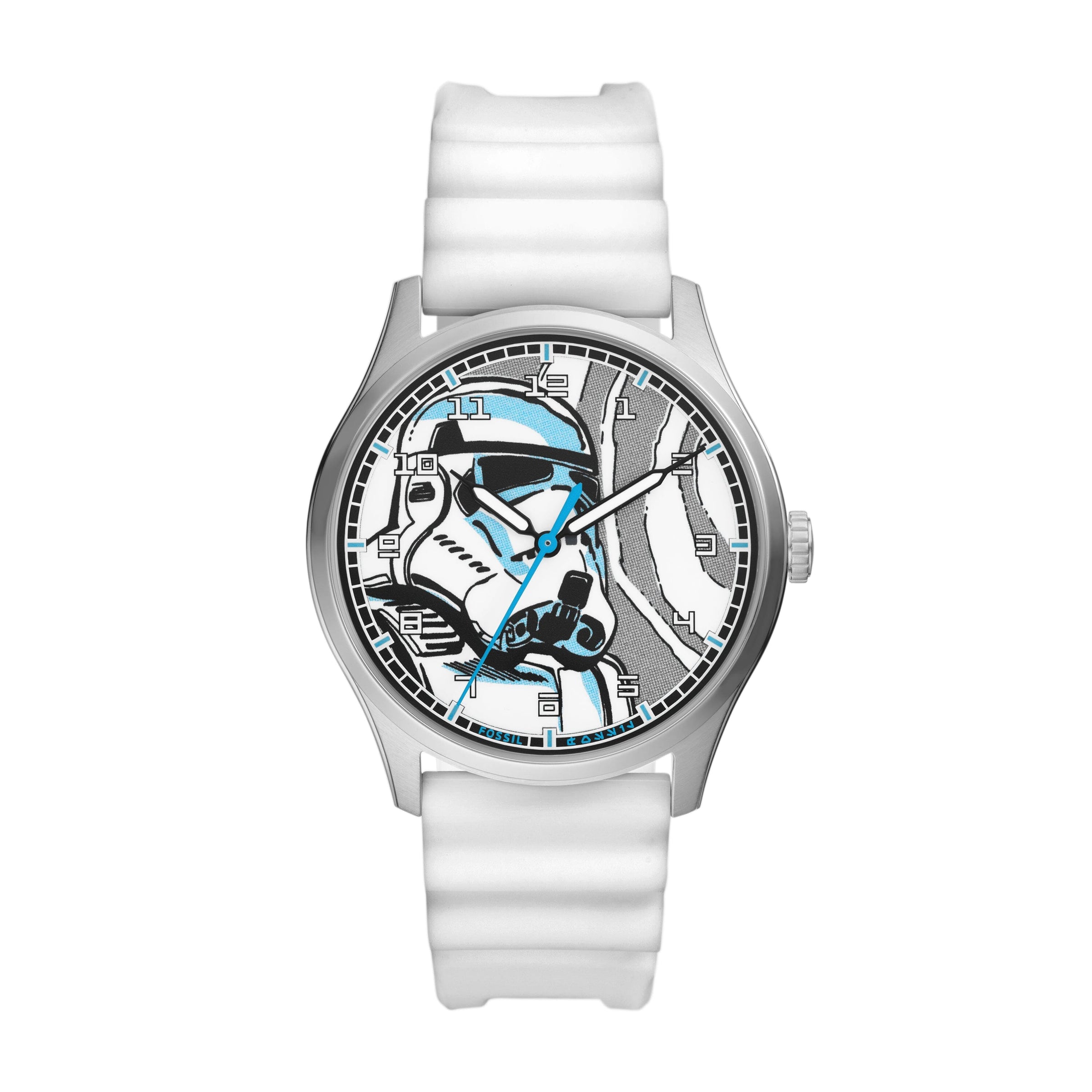 Fossil Special Edition Star Wars Stormtrooper Three-Hand White Silicone Watch SE1108 Watches Fossil