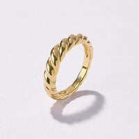 Croissant Ring in 18kt Gold Plated Sterling Silver Rings Bevilles