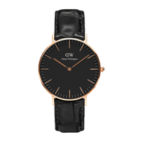 Daniel Wellington Classic 40 Reading Rose Gold & Black Watch Watches Daniel Wellington