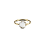 Daniel Wellington Audrey Ring Mother of Pearl Gold Rings Daniel Wellington