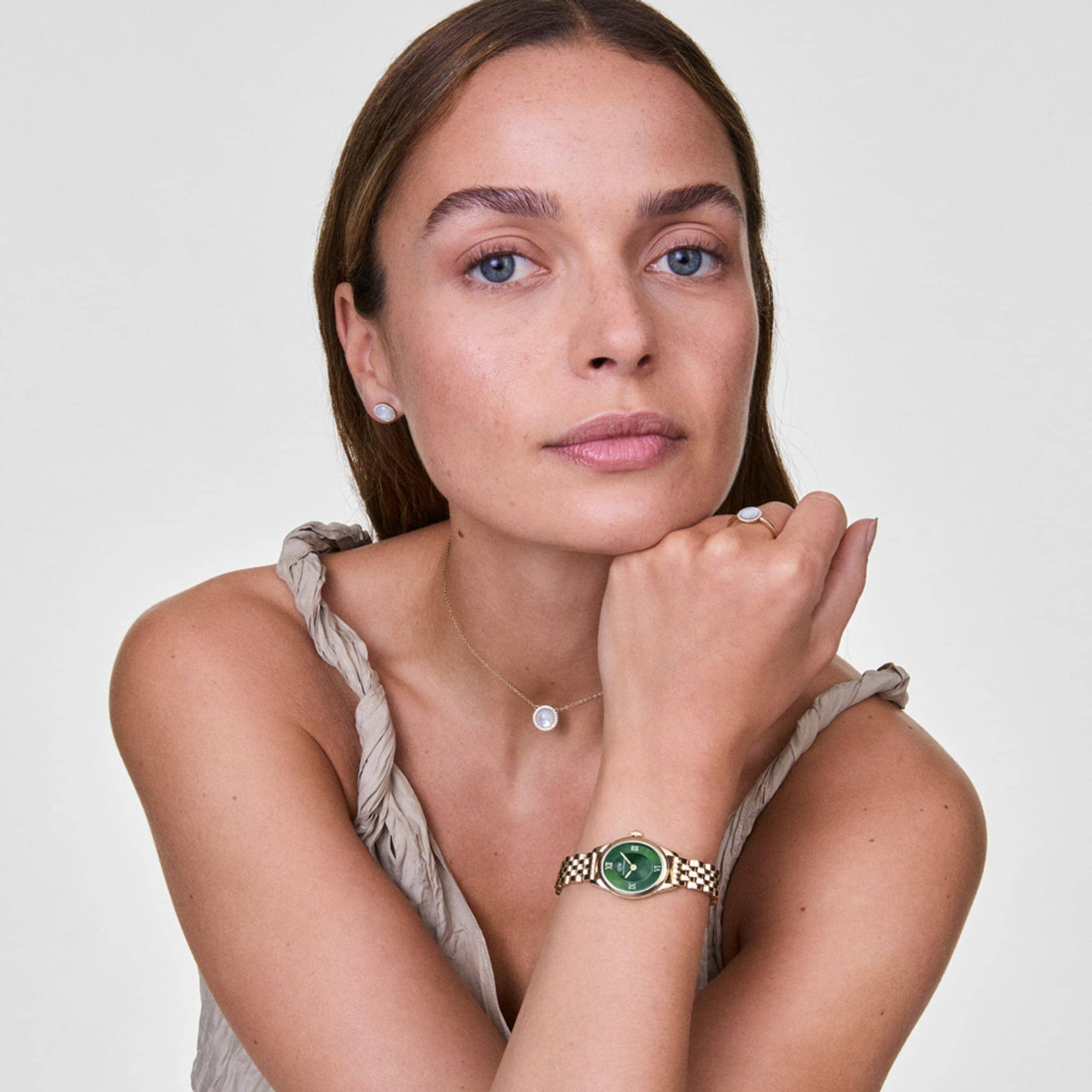 Daniel Wellington Ophelia Mini Emerald Gold Watch Watches Daniel Wellington