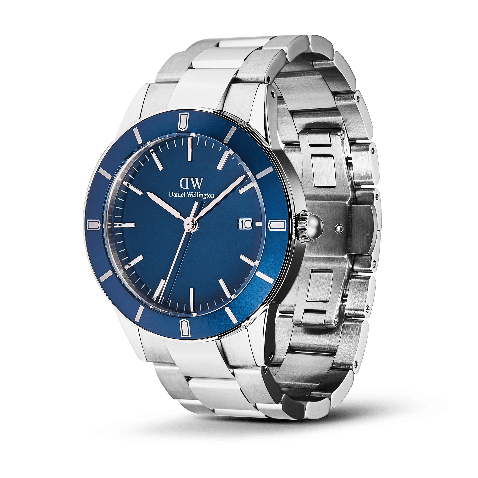 Daniel Wellington Iconic Paradigma Link Blue Enamel Watch Watches Daniel Wellington