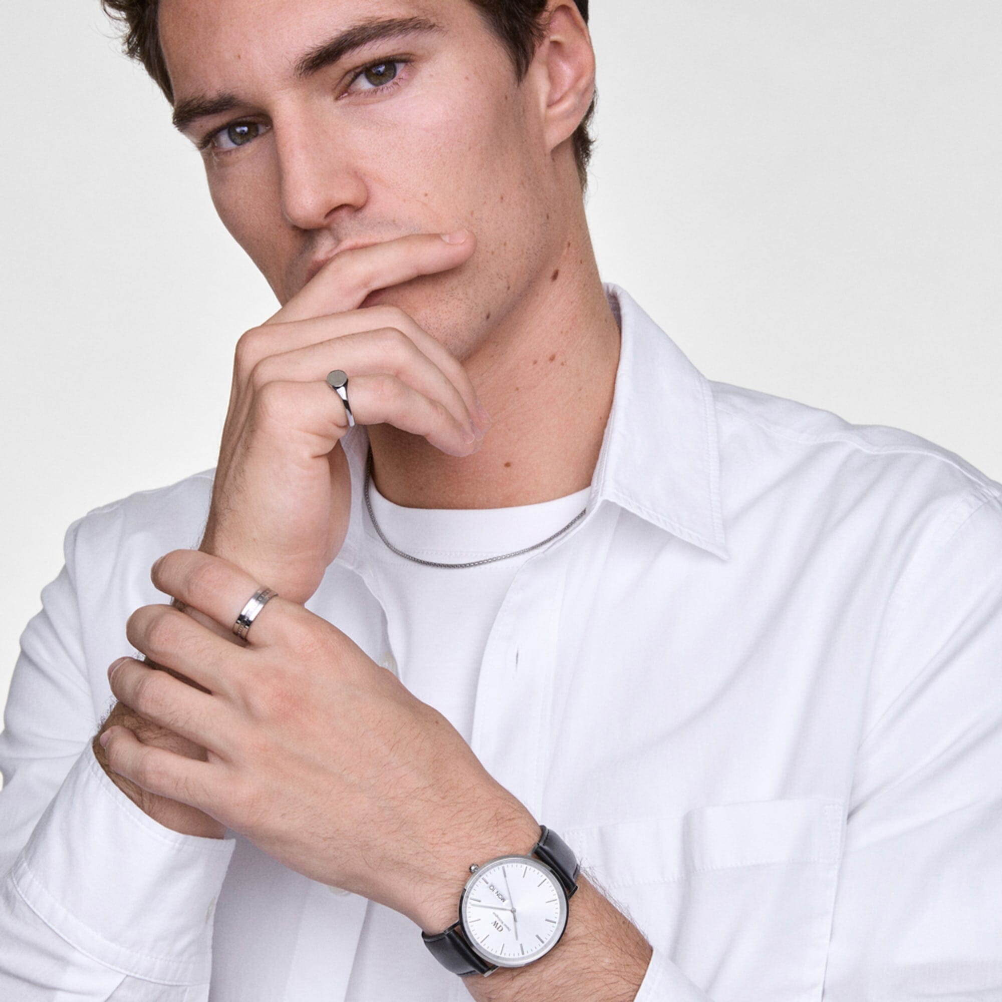 Daniel Wellington Classic Day Display Sheffield Silver Watch Watches Daniel Wellington