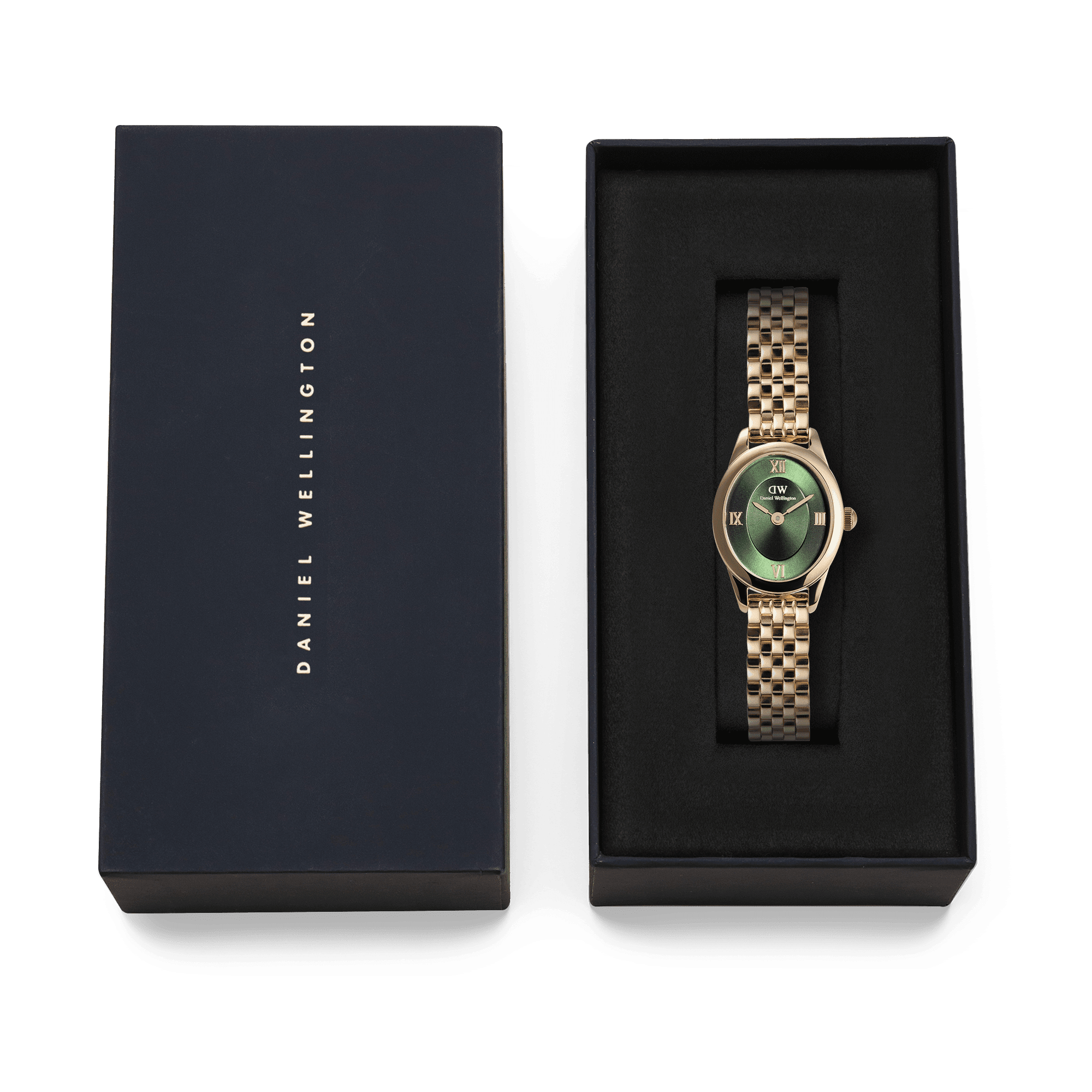 Daniel Wellington Ophelia Mini Emerald Gold Watch Watches Daniel Wellington
