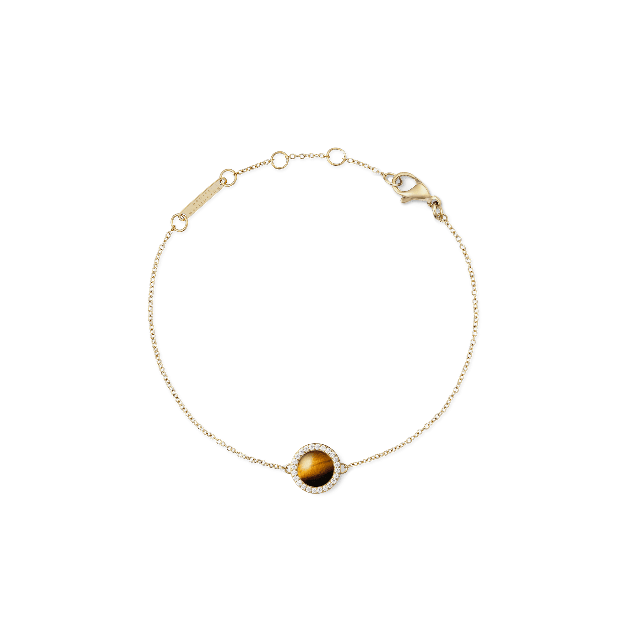 Daniel Wellington Audrey bracelet Tiger Eye Gold Bracelets Daniel Wellington