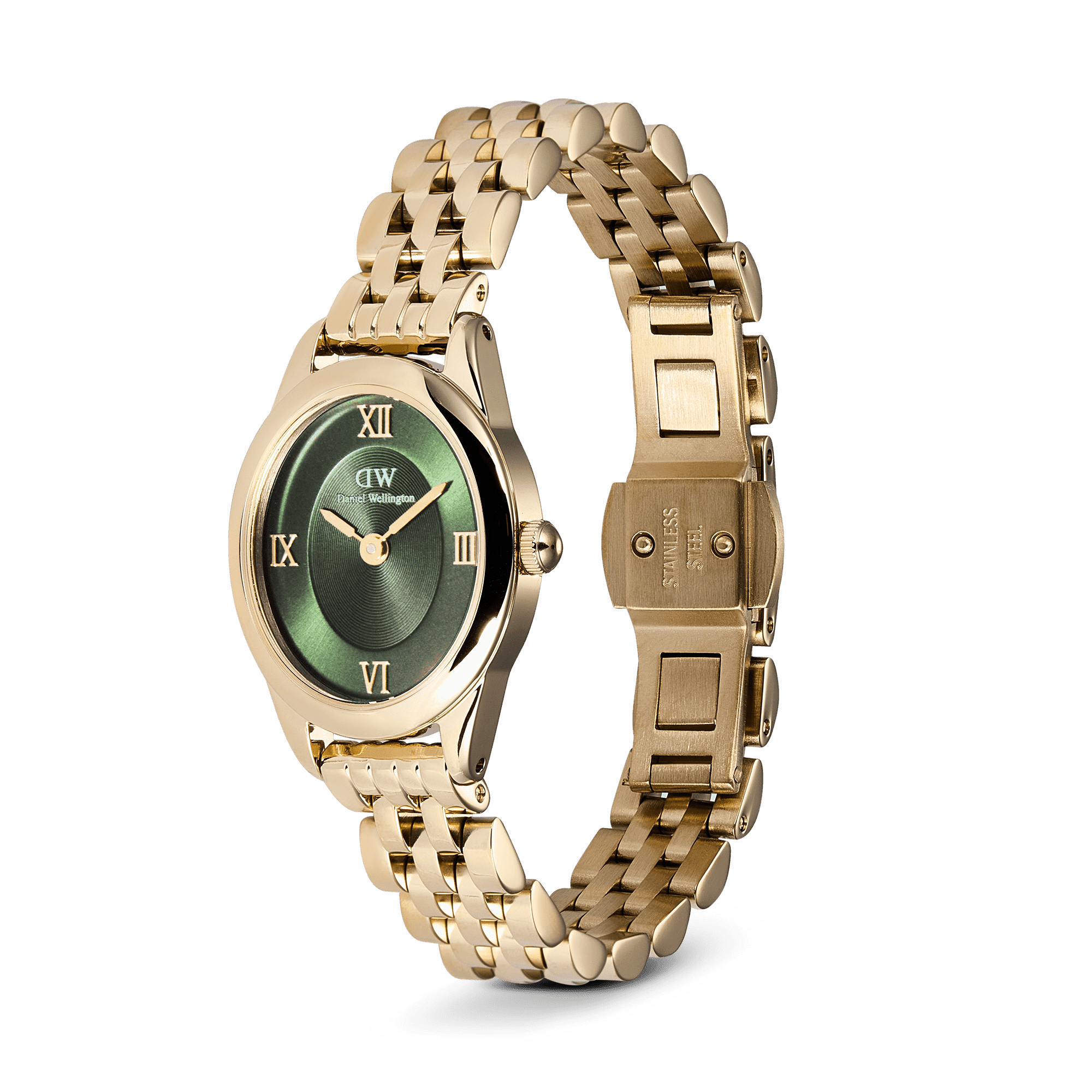 Daniel Wellington Ophelia Mini Emerald Gold Watch Watches Daniel Wellington