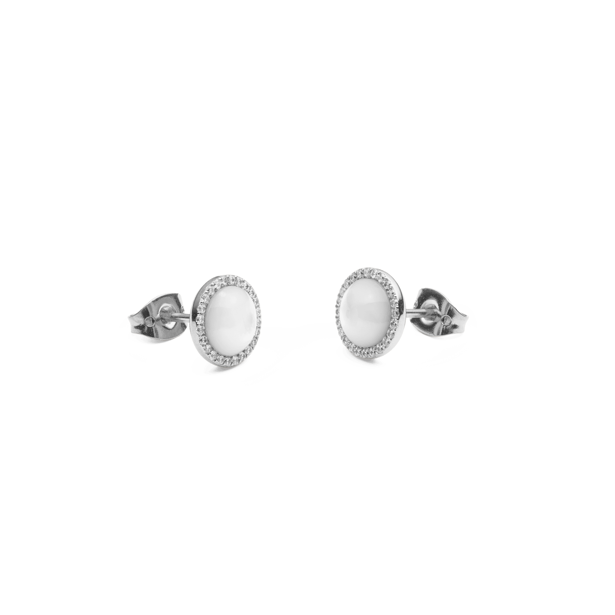 Daniel Wellington Audrey Earrings Mother of Pearl Silver Earrings Daniel Wellington
