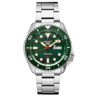 Seiko Automatic Green Face Men's Watch SRPD63 Watches Seiko