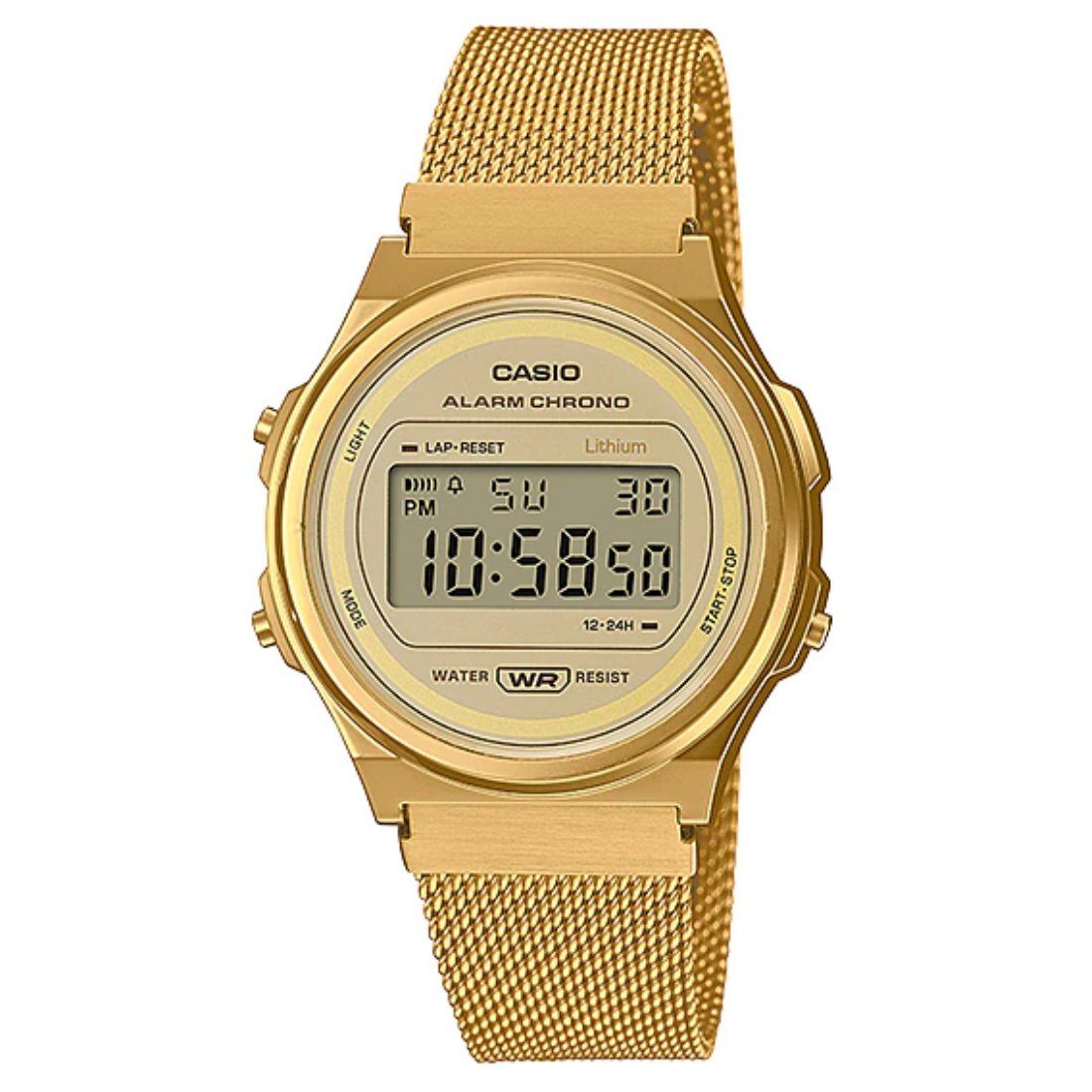 Casio Vintage Digital Gold Watch A171WEMG-9ADF Watches Casio