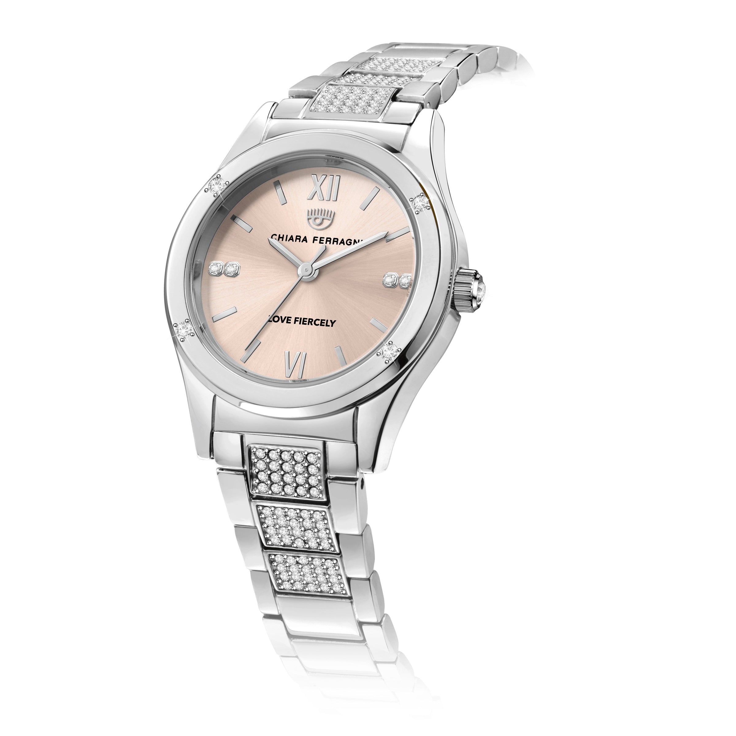 Chiara Ferragni Contamporary Silver Rose 32mm Watch Bevilles Jewellers