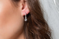 GEORGINI ICONIC BRIDAL DAPHNE EARRINGS SILVER Bevilles Jewellers