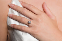 GEORGINI ICONIC BRIDAL FRANCESCA RING ROSE GOLD Bevilles Jewellers