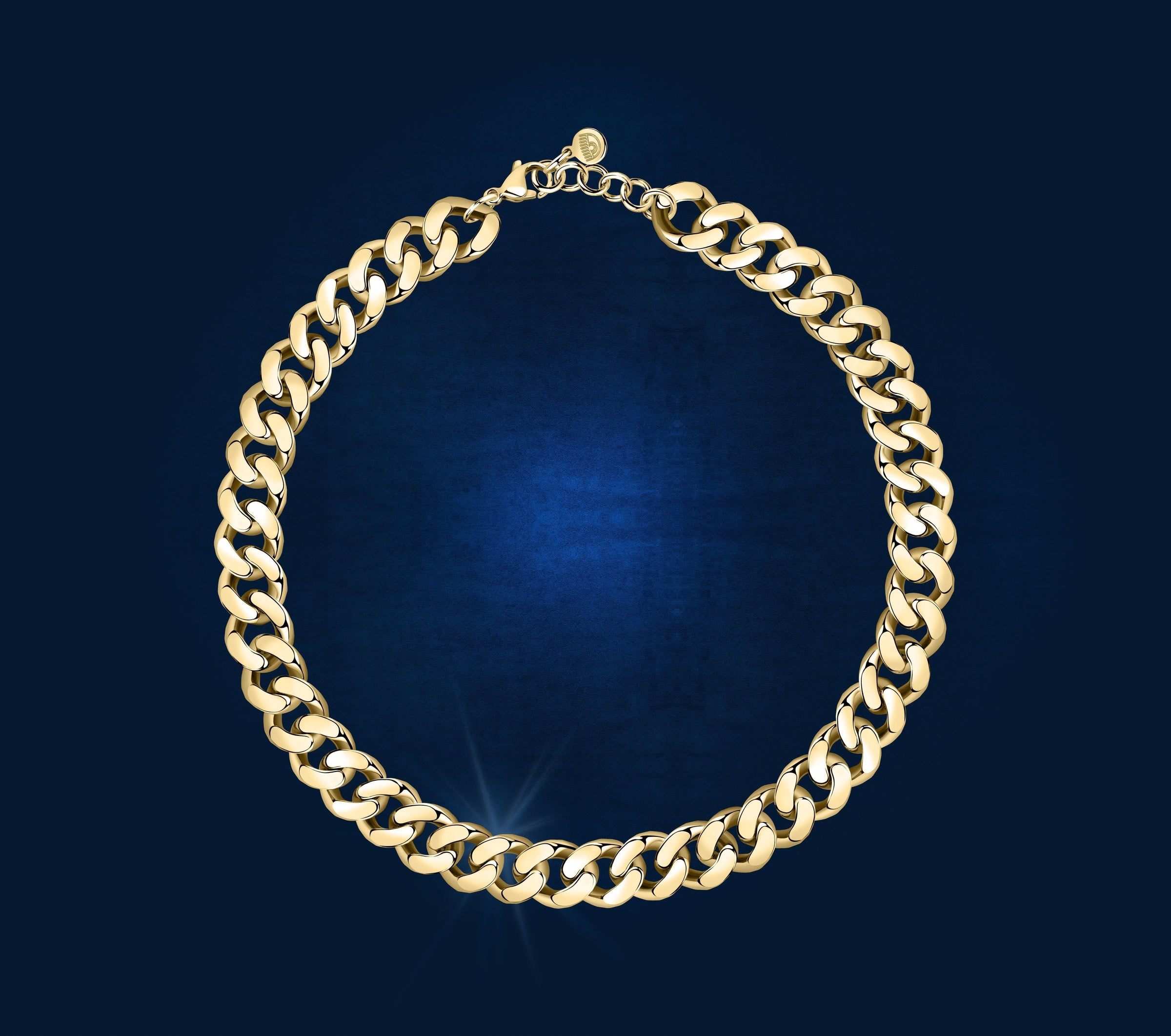 Chiara Ferragni Chain Collection Big Chain Gold Necklace Bevilles Jewellers