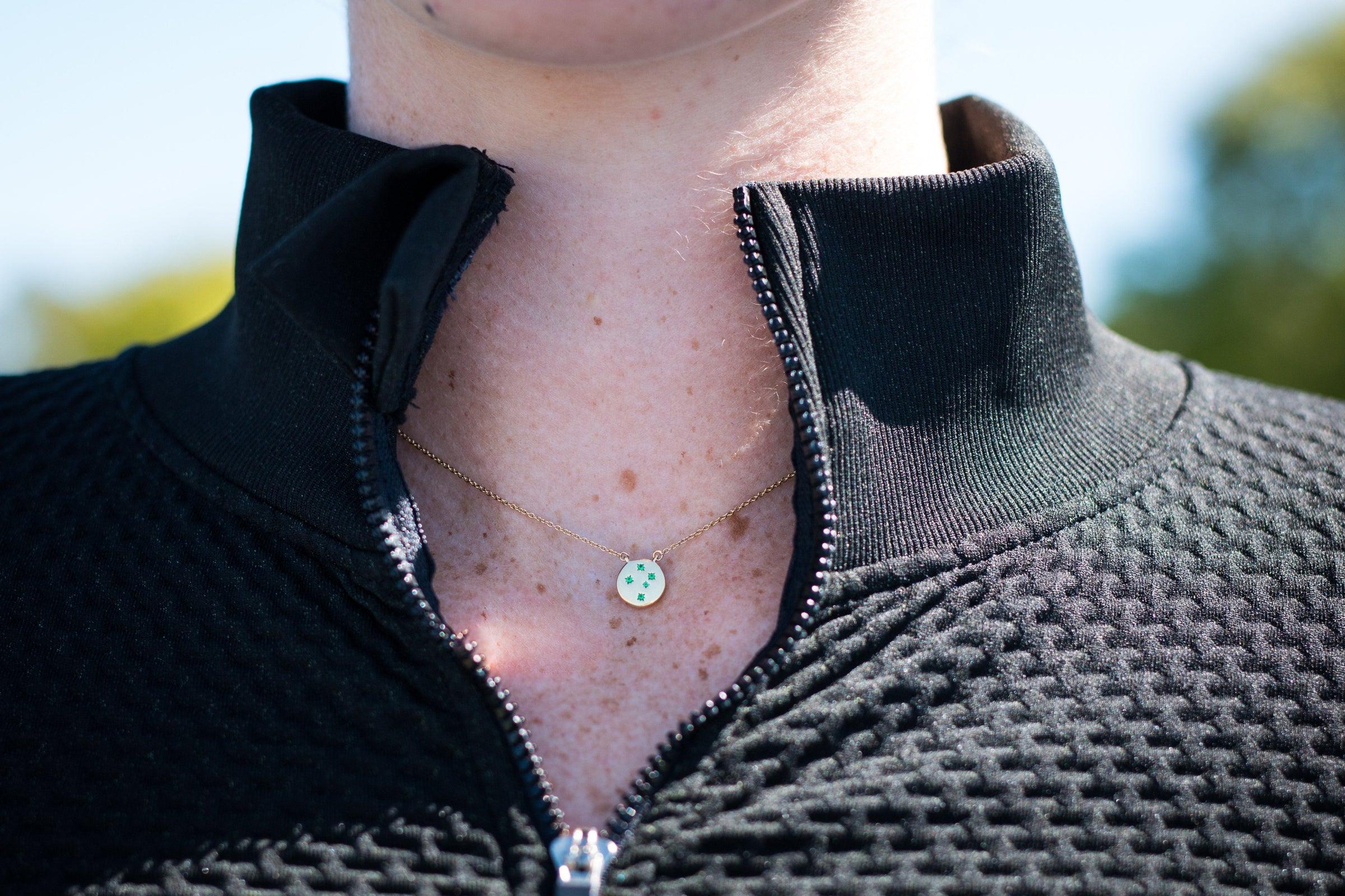 GEORGINI COMMONWEALTH COLLECTION SOUTHERN CROSS NECKLACE GOLD Bevilles Jewellers