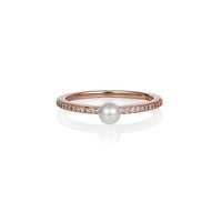 GEORGINI HEIRLOOM CHERISHED RING ROSE GOLD Bevilles Jewellers