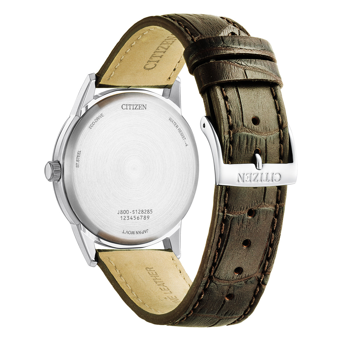 Citizen Dress Eco-Drive Men's White Watch AW0100-19A Watches Citizen
