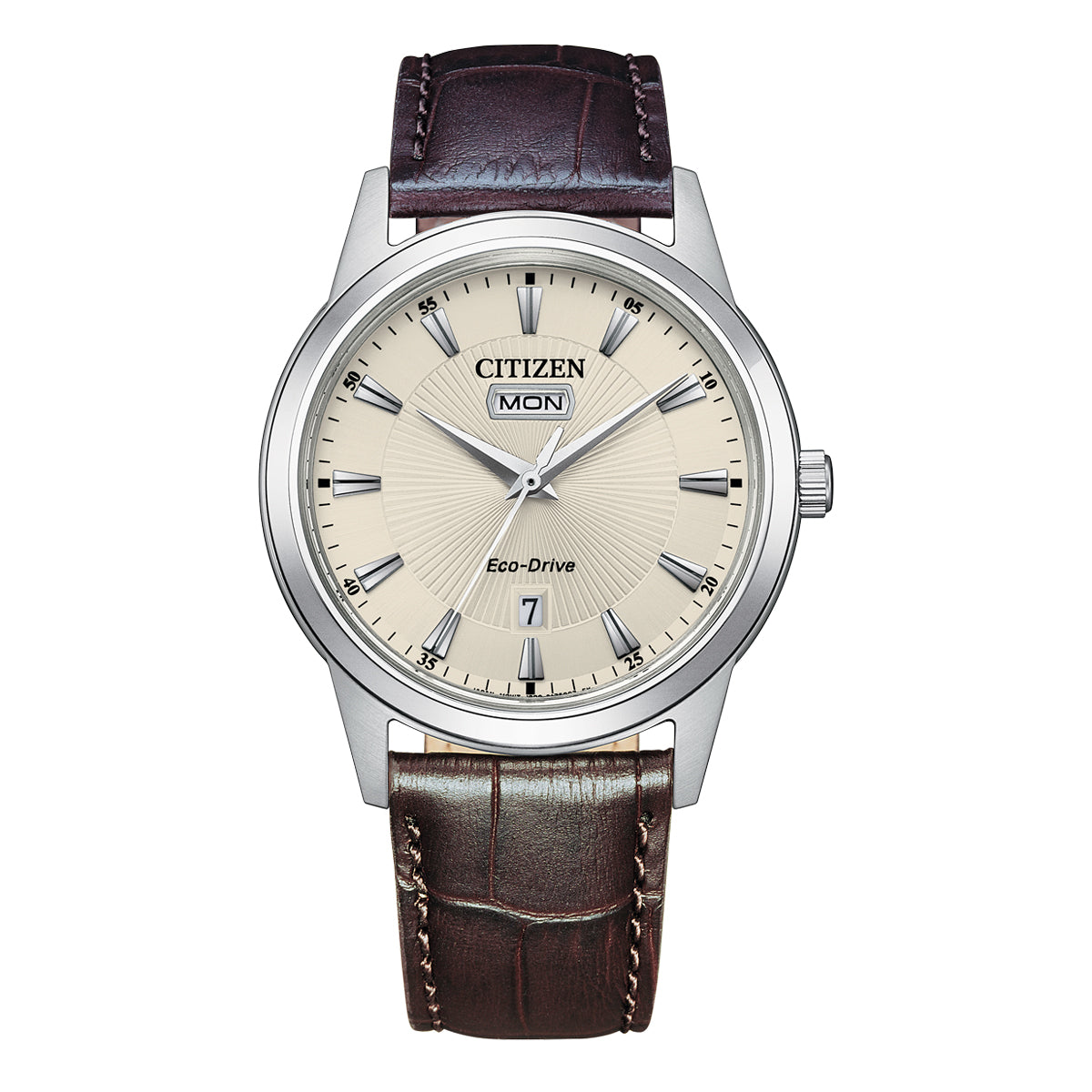 Citizen Dress Eco-Drive Men's White Watch AW0100-19A Watches Citizen