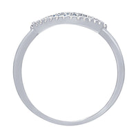 Evil Eye Ring with Cubic Zirconia in Sterling Silver Rings Bevilles