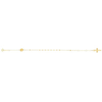 Children's Religious Rosary Bracelet in 9ct Yellow Gold Bracelets Bevilles
