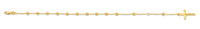 9ct Yellow Gold Silver Infused Rosary Bracelet Bracelets Bevilles
