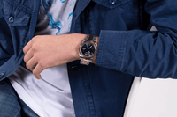 Guess Connoisseur Two Tone and Green Men's Watch GW0265G8 Watches Guess