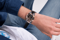 Guess Connoisseur Two Tone and Green Men's Watch GW0265G8 Watches Guess