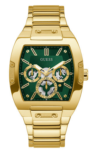 Guess Phoenix Two Tone and Green Men's Watch GW0456G3 Watches Guess